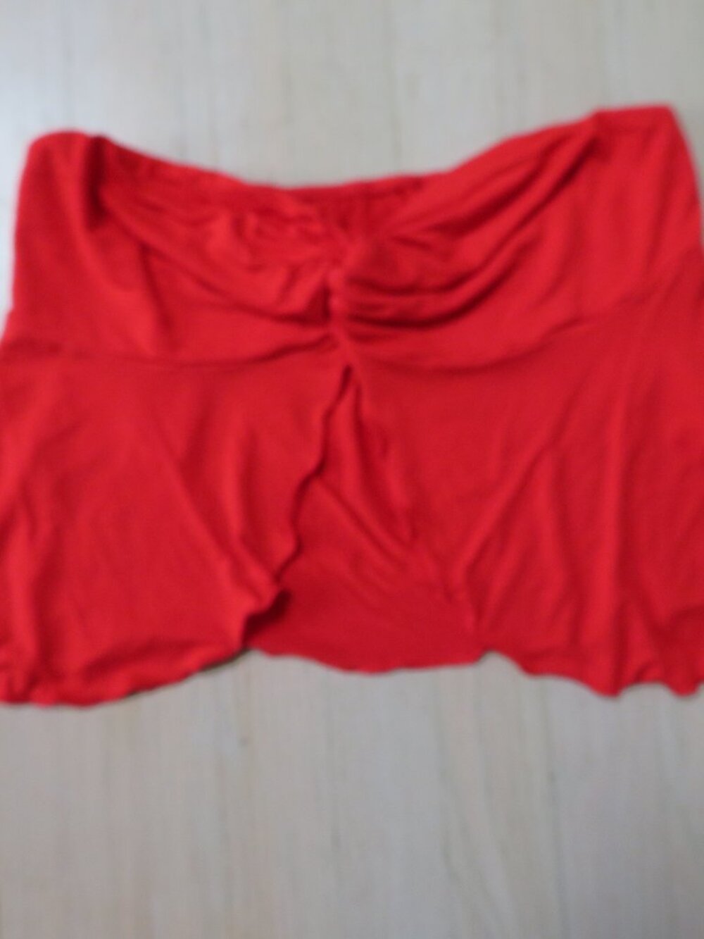 Red Strapless Wrap Tube Top Sumer size Medium